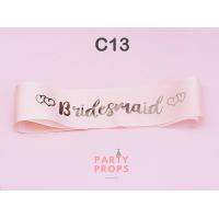 ราคา สายสะพาย เจ้าสาว BRIDE TO BE TEAM BRIDE HEN NIGHT ปาร์ตี้สละโสด Bachelorette party BRIDE TO BE SASH รหัสสินค้า C (21002314730)