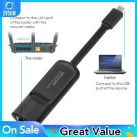 ราคา ZYSUN 2 5Gbps External Network Card Plug and Play USB 3 0 or Type C to RJ45 Converter for Windows10 8 7 PC Tablet Linux Energy Saving (20891801701)