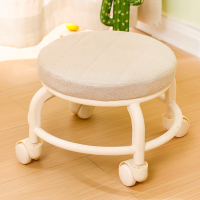 ราคา เก้าอี้สตูลมีล้อ ทรงกลม เก้าอี้โซฟาเคลื่อนที่ เก้าอี้ล้อเลื่อนสำหรับเด็ก เก้าอี้เตี้ย หมุนได้ 360 (20823235707)