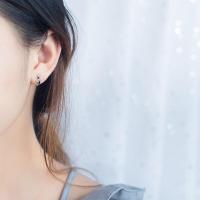 ราคา พร้อมส่ง ต่างหูเงินแท้ S925 รุ่น Bless ต่างหูห่วงไม้กางเขนสีดำ เงินแท้ทั้งชิ้น Silver925 ต่างหูผู้ชาย ต่างหูผู้หญิง ตุ้มหูเงินแฟชั่น (19822093779)