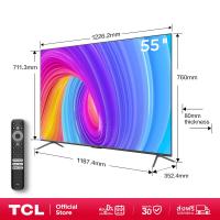 ราคา TCL QLED 4K Google TV ทีวี 55 นิ้ว รุ่น 55T6G Bezel Less Design Google Assistant Netflix Youtube MEMC 60HZ 2G RAM 16G ROM Wifi 2 4 5 Ghz WCG Game Bar Freesync Dolby Vision Atmos (21351959562)