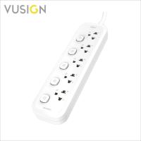 ราคา Vusign ปลั๊กไฟต่อพ่วง ปลั๊กไฟ 3 ตา ปลั๊กพ่วง ปลั๊กไฟบ้าน ปลั๊กไฟมาตรฐาน รางปลั๊กไฟ ปลั๊ก มี 6 ช่อง มี USB กำลังสูงสุด 2300W ยาว 3 5 เมตร วัสดุทนไฟ 750 ํC มาตรฐาน มอก Socket (21295226405)