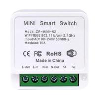 ราคา WiFi Smart Switch Tuya Smart Life App 16A 100 240V with for Alexa and for Google Home Voice Control (20533112311)