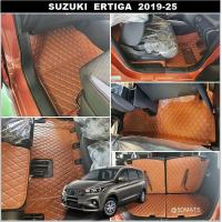 ราคา พรมปูพื้นรถยนต์ 6D SUZUKI ERTIGA 2019 25 พรม6D QJ VIP หนาพิเศษ สีน้ำตาล เต็มคัน (9427981662)