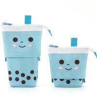 ราคา TM กล่องดินสอพร้อมขาตั้งกระเป๋าใส่ดินสอสไตล์นมน่ารักทรงถ้วยชากระเป๋าใส่ปากกาลายการ์ตูนทรงกลมยืดหดได้ (14261925490)