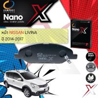 ราคา Compact เกรดท็อป รุ่นใหม่ ผ้าเบรคหน้า ผ้าดิสเบรคหน้า Nissan Cube Z11 ไฟกลม ปี 2002 2008 Compact NANO X DEX 675 ปี 02030405060708 (10347569842)