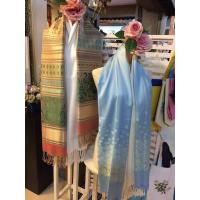 ราคา ผ้าพันคอ ไหมไทย ช้าง Thai Silk Scarf (15947594345)