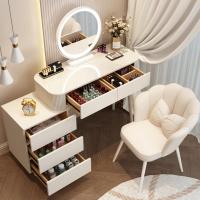 ราคา ออกใบกำกับได้ โต๊ะเครื่องแป้ง A51 โต๊ะแป้งเจ้าหญิง โต๊ะแป้งมินิมอล โต๊ะ (20047577710)