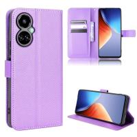 ราคา สำหรับ Tecno Camon 19 Pro 5G เคสพับได้แท่นวางโทรศัพท์ Tecno Camon 19 Pro 5G เคสกระเป๋าสตางค์ฝาครอบ PU หนังกลับ (18620127092)