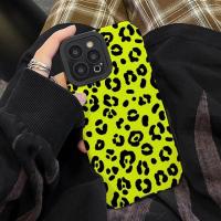 ราคา Haojia เคสโทรศัพท์ เคสโทรศัพท์พิมพ์ลายเสือดาวสีเหลืองแฟชั่นฟลูโอเรสเซนต์สำหรับ iPhone 14 11 12 13 Pro XS Max Mini XR 8 7 6S Plus เคสซิลิโคนแบบนิ่ม (20065641459)