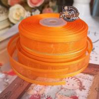 ราคา 1 นิ้ว ริบบิ้น ผ้าแก้ว ขอบทอง ริบบิ้น ผ้าแก้ว ริบบิ้น ribbon for diy แบ่งตัดความยาวจากม้วน ริบบิ้นสำหรับวันพิเศษ และวันเทศกาล (11632721887)