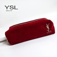 ราคา Good looking Free shipping Special counter gift YSL Saint Laurent black velvet lipstick storage bag portable makeup pouch MAY (19071098423)