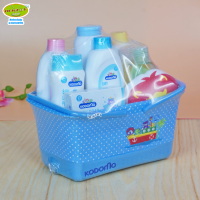 ราคา Kodomo โคโดโมะ ชุดของขวัญตะกร้า เซ็ทเยี่ยมคลอด สำหรับเด็กแรกเกิด 9 ชิ้น (17433243677)