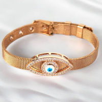 ราคา สร้อยข้อมือ EVIL EYE หรือดวงตาปีศาจ ประดับด้วยหินเพทาย (14193094734)