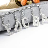 ราคา พวงกุญแจตัวอักษรทำมือ1ชิ้นพวงกุญแจคริสตัลพวงกุญแจอุปกรณ์เสริมจี้ Xma ของขวัญ (10346728582)