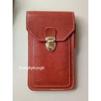 ราคา กระเป๋าใส่มือถือผู้ชาย กระเป๋าคาดเอว กระเป๋าหนังใส่มือถือแบบคาดเข็มขัด (18783061555)