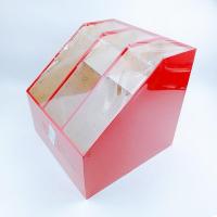 ราคา กล่องใส่เอกสาร 3ช่อง กล่องใส่เอกสาร A4 สีพื้น กล่องเอกสาร เก็บเอกสาร (3465462986)