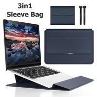 ราคา 3 In 1 for huawei asus หนังแล็ปท็อปที่วางโน้ตบุ๊คแขนกระเป๋าSoft Hand Carry 11 12 13 14 15 16นิ้วสำหรับMacbook Ipad Pro Air 13 Case (4804252986)