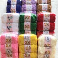 ราคา ไหมพรมเส้นใหญ่ S C ห่อใหญ่ 5 กลุ่ม 40 กรัม 3 ply ไหมถัก ไหมพรม ถักกระเป๋า งานฝีมือDIY หมวก เสื้อกันหนาว งานฝีมือนักเรียน (21041584940)