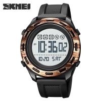 ราคา ใหม่ล่าสุด SKMEI นาฬิกาชาย หญิง เรือนและสายยางซิลิคอนเกรดAระบบQuartz digital กันน้ำ100 ตั้งเวลาปลุกจับเวลาต่างประเทศ ฟังก์ชันครบ (20530144759)