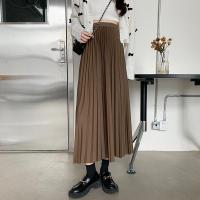 ราคา ส่งของ กระโปรงพลีทยาว ทรงเอ สไตล์เกาหลี แฟชั่นสําหรับผู้หญิง (19692178203)