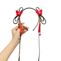 ราคา BAILIE สีแดงเเดง ที่คาดผม Hanfu สไตล์จีนจีน ไข่มุกไข่มุก ที่คาดผมพู่ดอกไม้ ชุดสูทถัง โบราณโบราณ หมวกสำหรับปีใหม่ สำหรับเด็กๆ (21284520912)