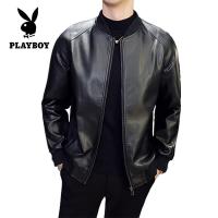 ราคา PLAYBOY 2023 แจ็คเก็ตขนสัตว์ที่อบอุ่น แจ็คเก็ตหนัง PU Faux สำหรับผู้ชาย เสื้อลำลองสำหรับผู้ชาย เสื้อผ้าแบรนด์ผู้ชาย แจ็คเก็ตหนัง PU สำหรับผู้ชาย (15950653973)