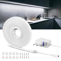 ราคา LED Touch Dimmable Kitchen Cabinet Backlight Lights Waterproof Neon Strip Night Lamp For Closet Wardrobe Cabinet Home Lighting (15005088559)
