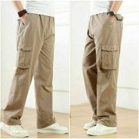 ราคา Cargo pants กางเกงทำงาน กางเกงลำลองผ้าฝ้าย Multi Pocket สำหรับผู้ชาย กางเกงขายาวของผู้ชาย ระบายอากาศ (19986910735)
