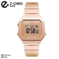ราคา Z CHRO แท้ 100 นาฬิกาสายแสตนเลส ดูวันที่ ตั้งปลุก จับเวลา ฟังก์ชั่นเพียบ พร้อมส่ง แถมฟรีกล่องนาฬิกา (524676239)