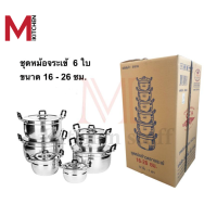 ราคา M KITCHEN ชุดหม้อ ชุดหม้อจระเข้ หม้อ หม้อข้าว หม้อสองหู หม้อหุงต้ม หม้อต้ม ชุดหม้อทำครัว หม้อจระเข้ หม้ออลูมิเนียม 16 26 16 32 ซม (14661402694)