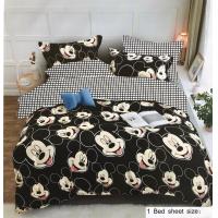 ราคา Mickey Mouse ชุดผ้าปูที่นอนคุณภาพดี พร้อมผ้านวม ครบชุด6ชิ้น สินค้าพร้อมส่ง (8824031893)