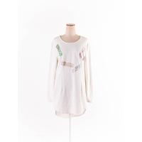 ราคา Lyn around เดรสแขนแขนยาว เนื้อผ้าพิมพ์ลายนูนมีซับใน เนื้อผ้านุ่มยืดหยุ่น ป้ายแบรนด์ระบุไซส์ M Preloved (20670387490)