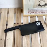 ราคา hyjuyju69Des6ign knife mobile phone case 13 funny iPhone 12 creative spoof 8plus fun 7 Douyin xr net red (20252984486)