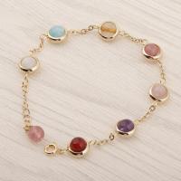 ราคา กำไลข้อมือลูกปัดมูนสโตนนำโชค Baoblaze กำไรสายรุ้งทองแดง (21208831399)