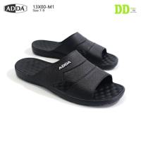 ราคา รองเท้าแตะแอดด้า ADDA 13X00 M1 รองเท้าแบบสวม รองเท้าแตะหนัง รองเท้ายางสีดำ รองเท้าผู้ชายสวยๆ เรียบ ใส่สบายSize 7 9 (11423958185)