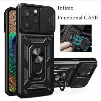 ราคา เคสสำหรับ Infinix Smart8 Infinix Zero Ultra Infinix Zero30 4G Infinix Zero 5G 2023 Infinix Zero30 Infinix 5G Infinix Smart7เลนส์กล้องถ่ายรูปเคสสไลด์สำหรับ Infinix Hot40i กันกระแทกเคสโทรศัพท์กันชนขาตั้