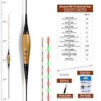 ราคา 1ชิ้นลอยส่องสว่าง 1ทุ่นหลอด 1CR425 1ตะขอห้อยกระเป๋า 1ทุ่นส่วนที่เหลือประมงน้ำจืดลอยไฟฟ้าเบ็ดตกปลาแบบพับได้พร้อมทุ่นอุปกรณ์เสริม (19633065107)