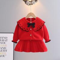 ราคา 2023 Spring Toddler Baby Girl Clothes Autumn Winter Children Knitted Sweater Dress Suit 2Pcs Kids Clothing For Girls Dress (18568053748)