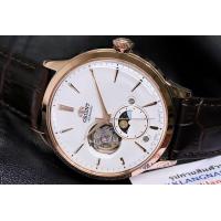 ราคา แถมกล่องแบบพกพา นาฬิกา Orient Classic Automatic Sun And Moon รุ่น RA AS0102S (6170918079)