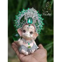 ราคา พระพิฆเนศ พิฆเนศ พระพิฆเนศปางเด็ก พระพิฆเนศเบบี๋ ปางประทานพร สีเขียว Ganesha (10469796960)