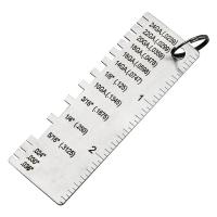 ราคา ลวด โลหะแผ่นวัดความหนาสแตนเลสเชื่อม Gage ชุบขนาดเครื่องมือตรวจสอบลวดโลหะขนาดวัดความหนา (14877370586)