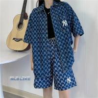 ราคา MLB 2023ใหม่ NY Yankees คู่รักเสื้อโค้ตโคบาลปักโลโก้ยอดนิยมทรงหลวมเสื้อแจ็คเก็ตลำลองในฤดูร้อน Titleist (20223561939)