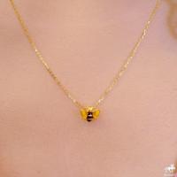 ราคา สร้อยคอจี้ทองคำแท้ ลายผึ้งน้อย น้ำหนัก 0 5 กรัม ทองคำ 99 99 ยาว 24 ซม ทองแท้ๆทั้งเส้น ขายได้ มีใบรับประกัน ไอเทมใหม่ (7689633759)