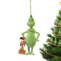 ราคา Green Christmas Grinch Merry Christmas Decoration Grinch Tree Hanging Cartoon Grinch Green Ornament Rustic Farmhouse Tree Decor present (20824811327)