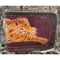 ราคา หนังสวยๆ ของแท้ๆ เชิญชมเลือกซื้อได้ที่รานYouLink กระเป๋า2พับสั้น หนังวัวแท้ ถักขอบด้วยเชือกหนังถักตลอดใบ (11375146706)