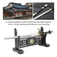 ราคา Sword Stand Weapon Display Stand Katana Genji Japanese Samurai Sword Blade Templar Medieval Sword Stand Tai Chi Bagua (20221611454)