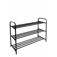 ราคา Global House GOME ชั้นวางรองเท้าเหล็ก 3 ชั้น รุ่น SR02 82x33x60 5ซม สีดำ รับประกันของเเท้ (21167787208)