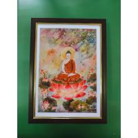 ราคา รูปภาพพระพุทธเจ้าแนวศิลปะมงคล พร้อมกรอบรูปขนาด23 32 ซม (8168199177)
