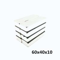ราคา 1ชิ้น แม่เหล็ก 60x40x10มิล Magnet Neodymium 60 40 10mm แม่เหล็กแรงสูง สี่เหลี่ยม 60x40x10mm แรงดูดสูง 60 40 10มิล ติดแน่น ติดทน พร้อมส่ง (7661670901)